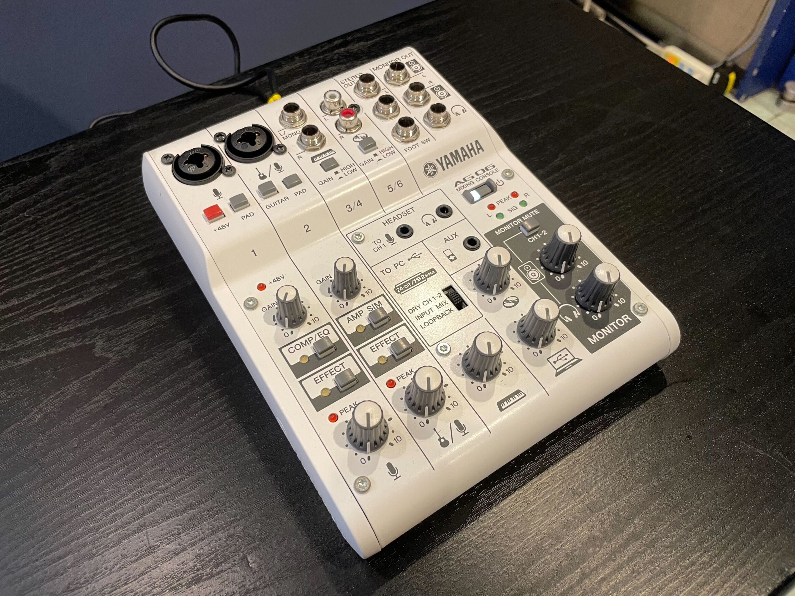 レコーディング/PA機材レンタル】 YAMAHA AG06 6ch ウェブ